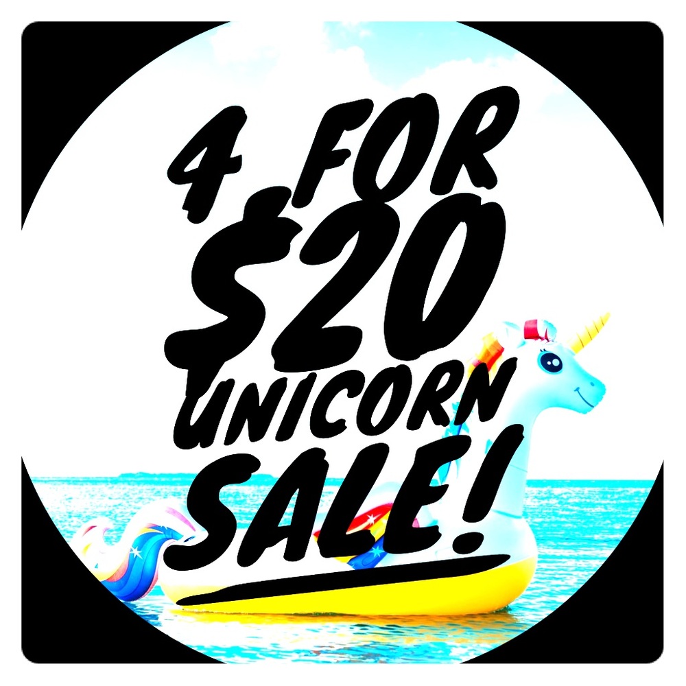 SALE! Items with 🦄 in the title are 4/$20! SALE!